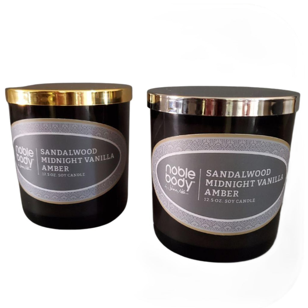 Noble Body Luxury Candle (Vanilla/Sandalwood/Amber) - Noble Body